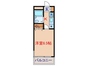 ラコスタ新丸子Ⅱ（３０２）の物件間取画像